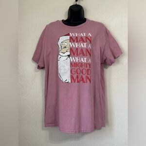 Delta Mauve Graphic Holiday Short-Sleeve Tee 0533